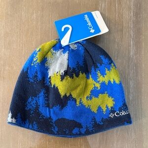 Columbia Kids Beanie in Blue and green